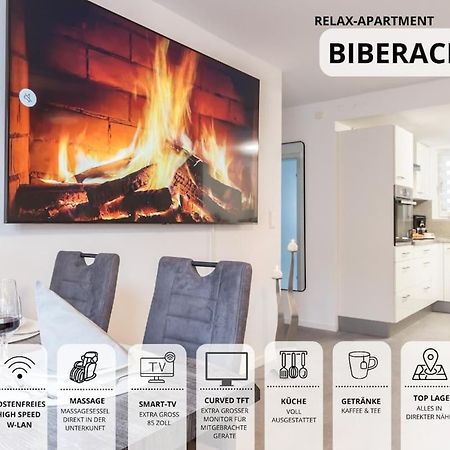 Relaxapartment 15 Massagesessel Smarttv Kueche Biberach an der Riß エクステリア 写真